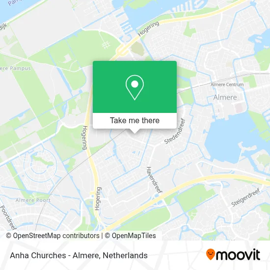 Anha Churches - Almere Karte