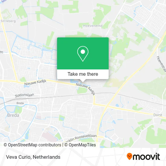 Veva Curio map