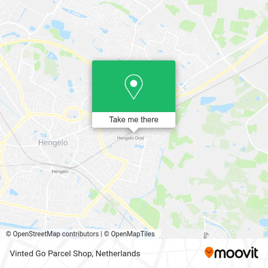 Vinted Go Parcel Shop Karte
