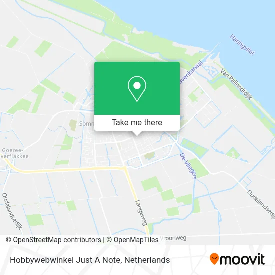 Hobbywebwinkel Just A Note map