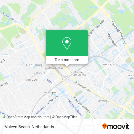 Volevo Beach map