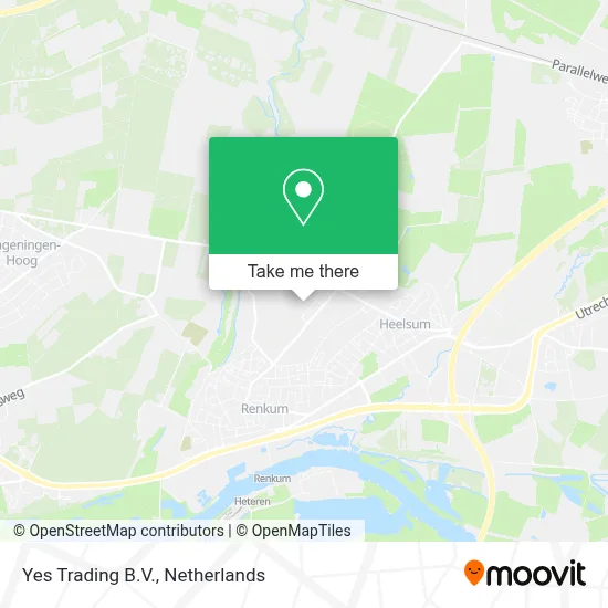 Yes Trading B.V. map