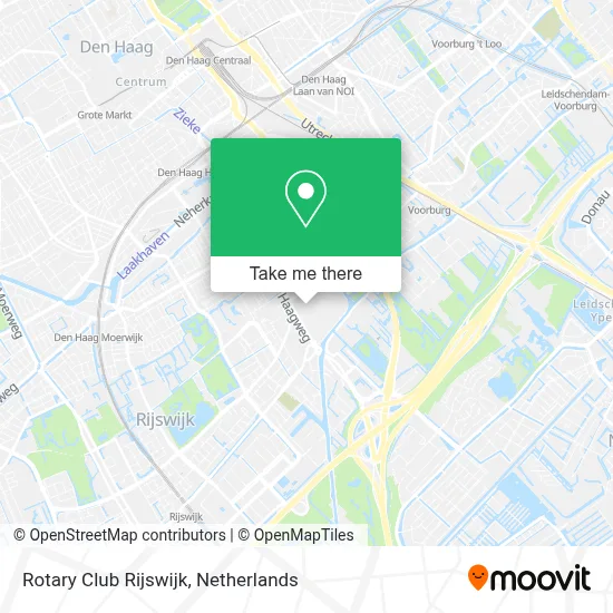 Rotary Club Rijswijk map
