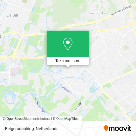 Belgercoaching map