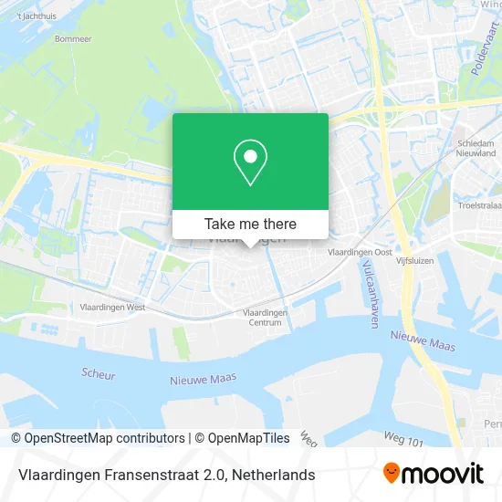 Vlaardingen Fransenstraat 2.0 map