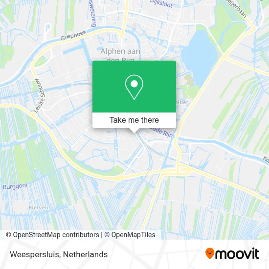 Weespersluis map