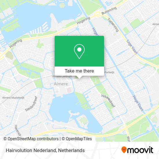 Hairvolution Nederland map