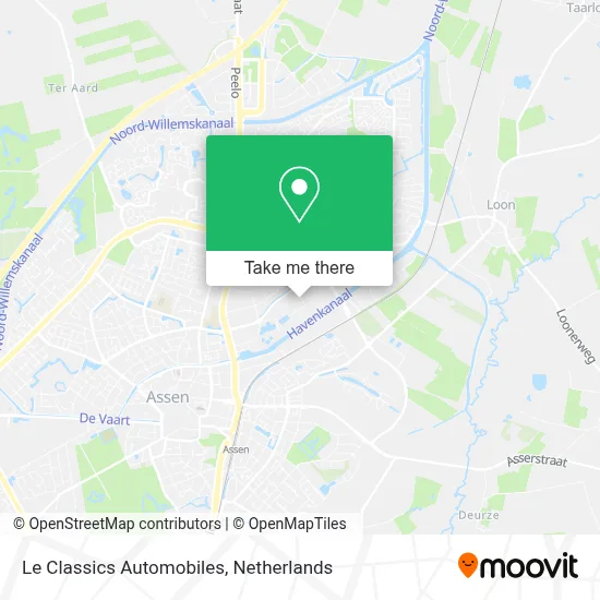 Le Classics Automobiles map