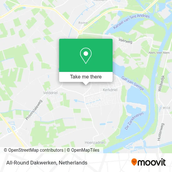 All-Round Dakwerken map