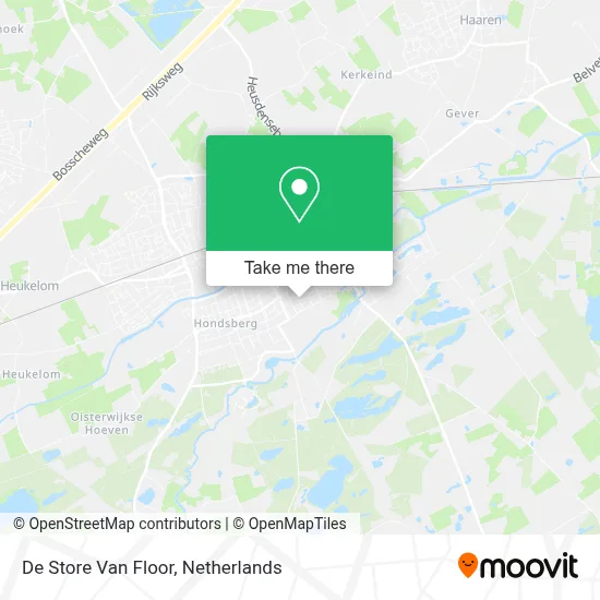De Store Van Floor map