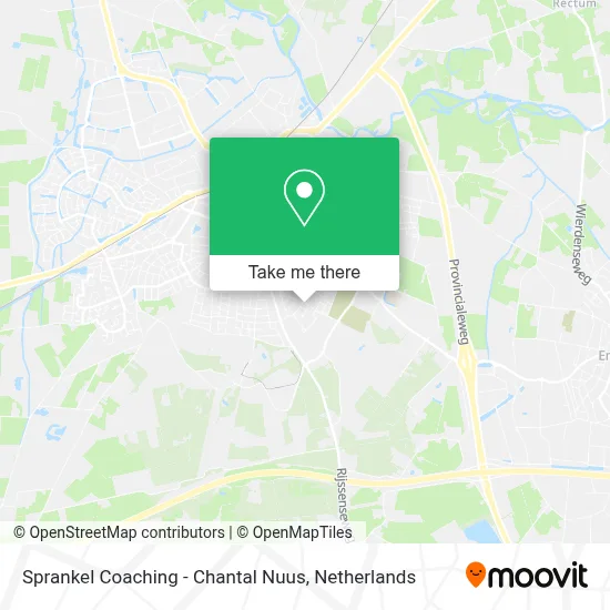 Sprankel Coaching - Chantal Nuus map