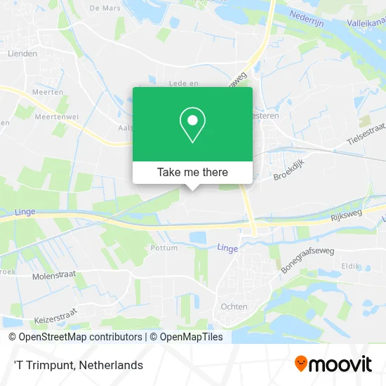 'T Trimpunt map