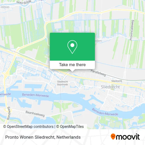 Pronto Wonen Sliedrecht map