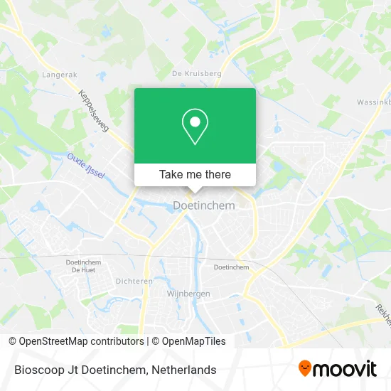 Bioscoop Jt Doetinchem map