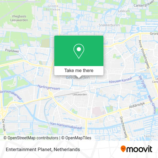 Entertainment Planet map
