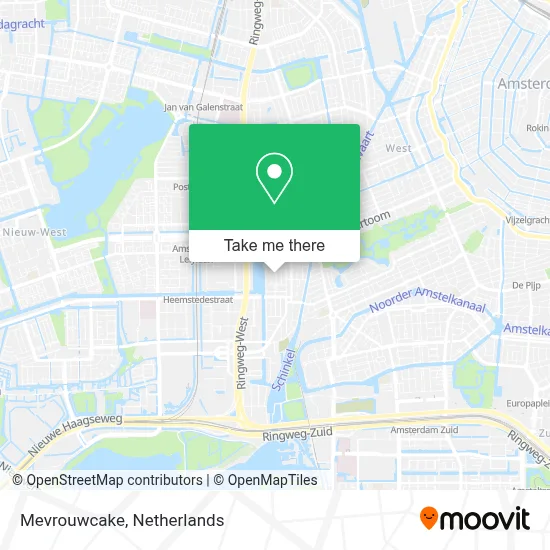 Mevrouwcake map