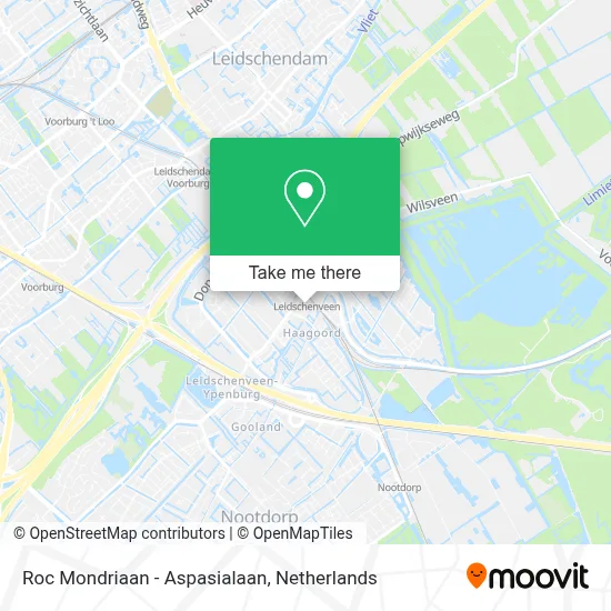 Roc Mondriaan - Aspasialaan map