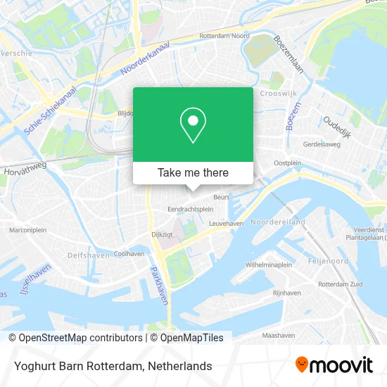 Yoghurt Barn Rotterdam map