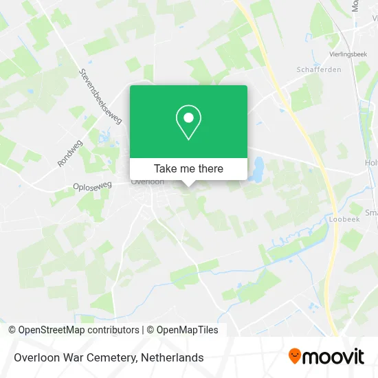 Overloon War Cemetery map