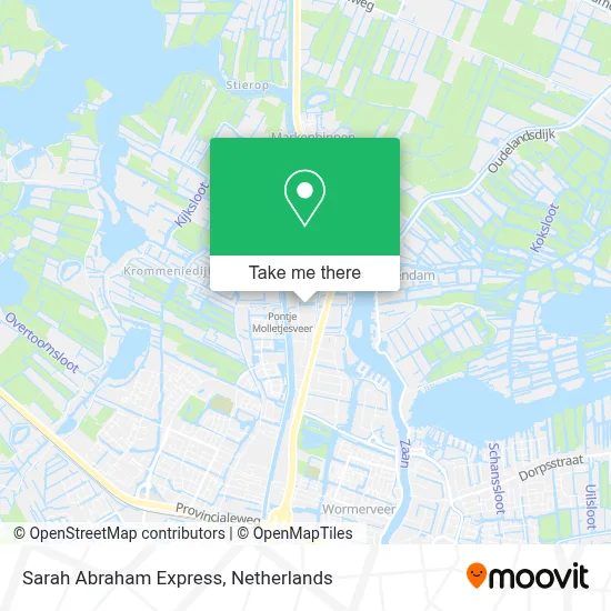 Sarah Abraham Express map