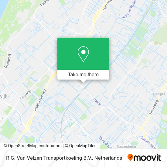 R.G. Van Velzen Transportkoeling B.V. map