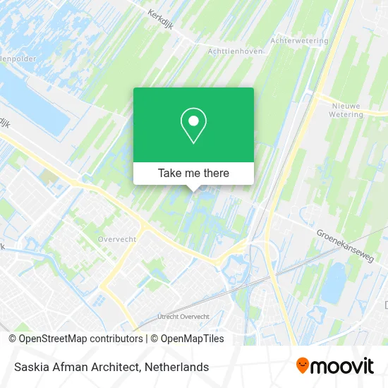 Saskia Afman Architect map