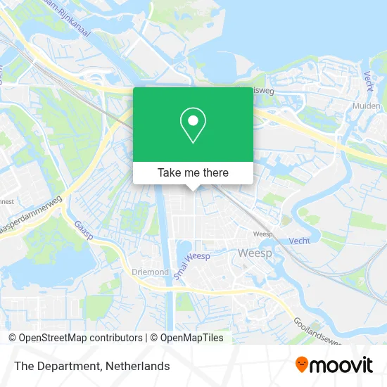 The Department map