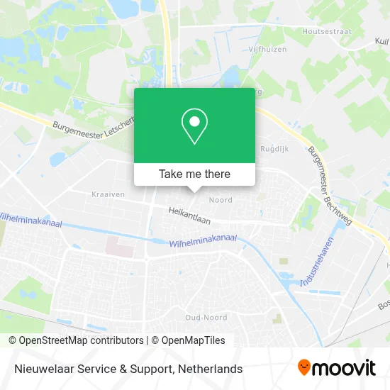Nieuwelaar Service & Support map