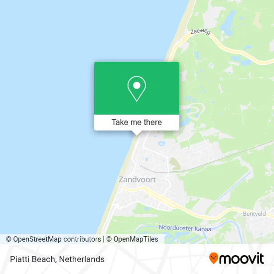 Piatti Beach map