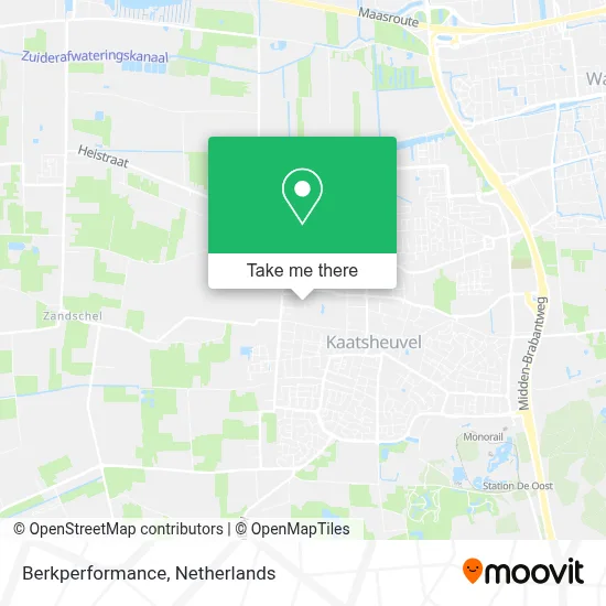 Berkperformance map