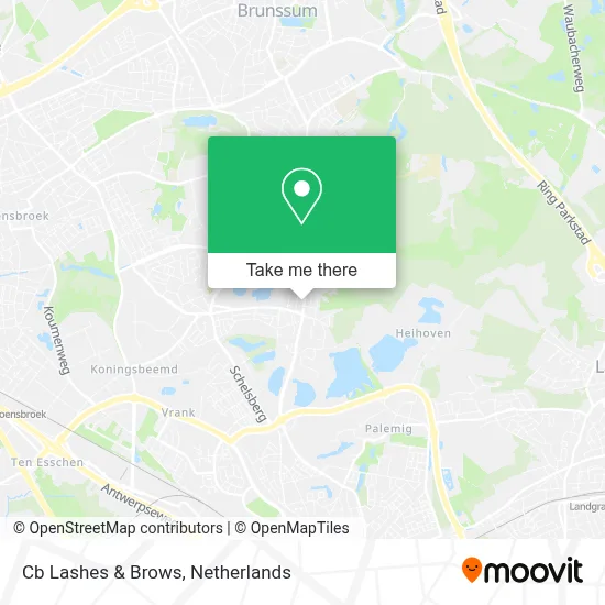 Cb Lashes & Brows map