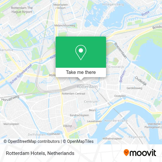 Rotterdam Hotels map