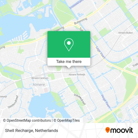 Shell Recharge map