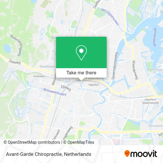 Avant-Garde Chiropractie map