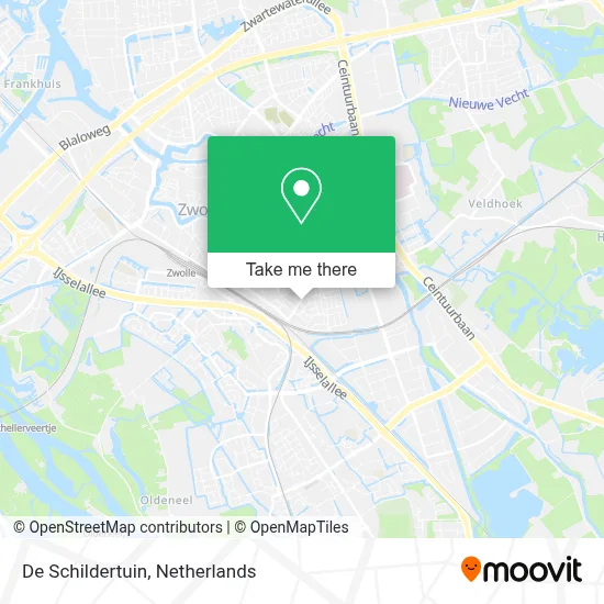 De Schildertuin map