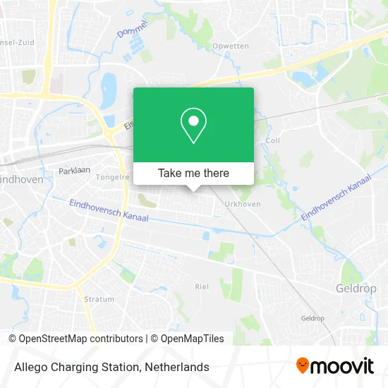 Allego Charging Station map