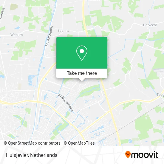 Huisjevier map