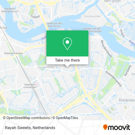 Rayah Sweets map