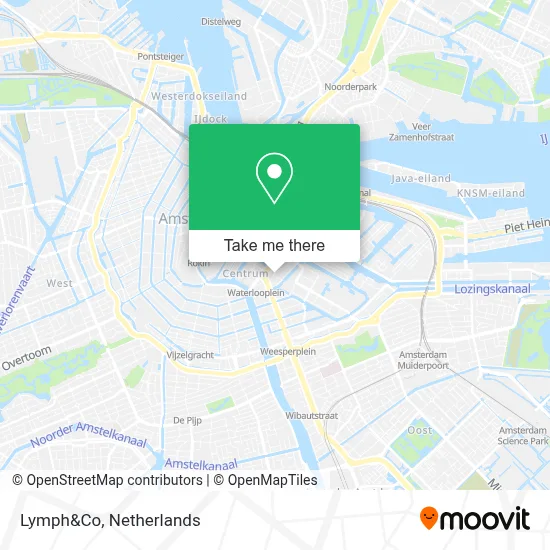 Lymph&Co map
