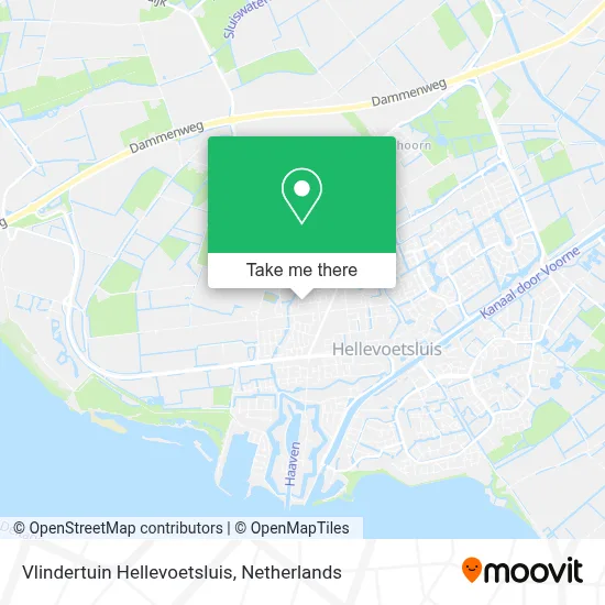 Vlindertuin Hellevoetsluis map
