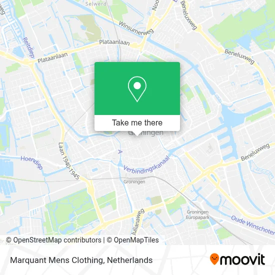 Marquant Mens Clothing map