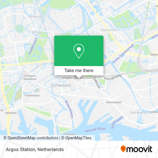 Argos Station map