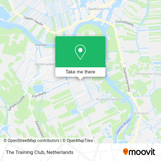The Training Club map