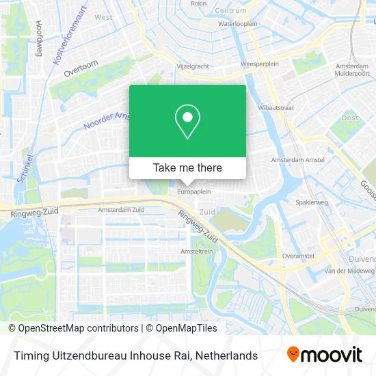 Timing Uitzendbureau Inhouse Rai map
