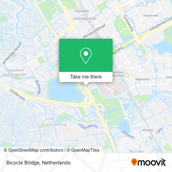 Fietsbrug map