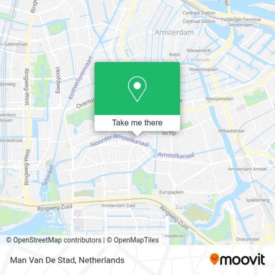 Man Van De Stad map