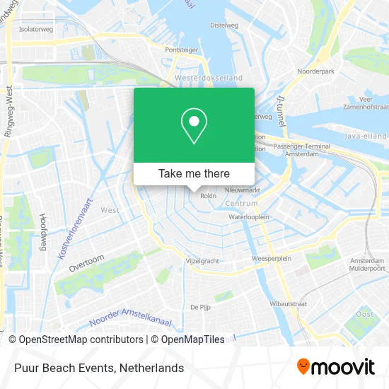 Puur Beach Events map