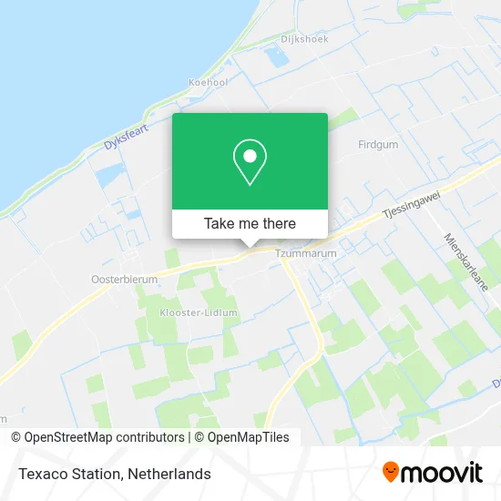 Texaco Station map