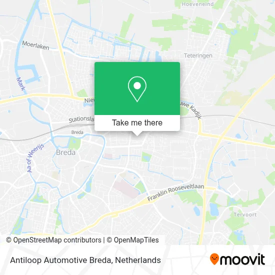 Antiloop Automotive Breda map