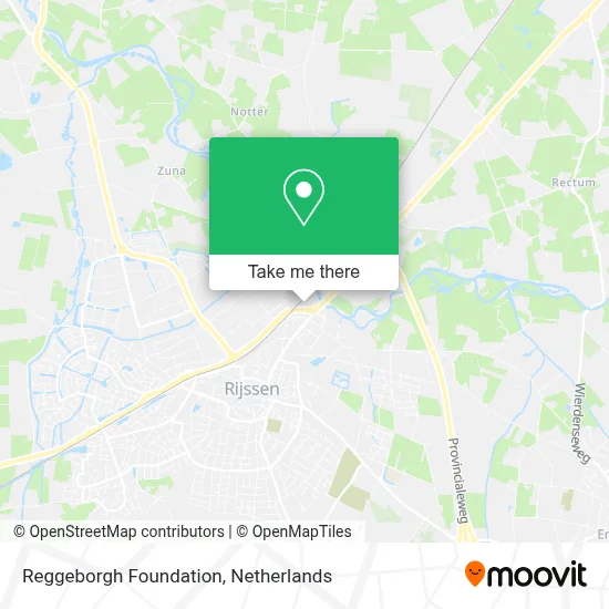 Reggeborgh Foundation map
